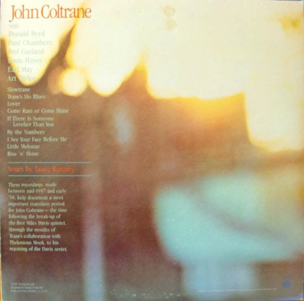 John Coltrane : Rain Or Shine (2xLP, Comp)