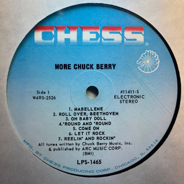 Chuck Berry : More Chuck Berry (LP, Comp, RE, Ele)