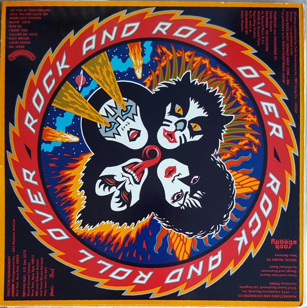 Kiss : Rock And Roll Over (LP, Album, CTH)