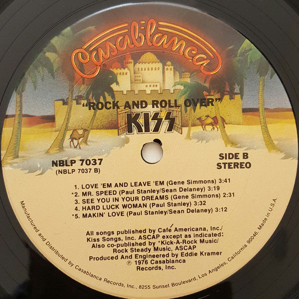 Kiss : Rock And Roll Over (LP, Album, CTH)