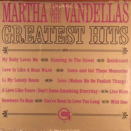 Martha Reeves & The Vandellas : Greatest Hits (LP, Comp, Mono, Ind)