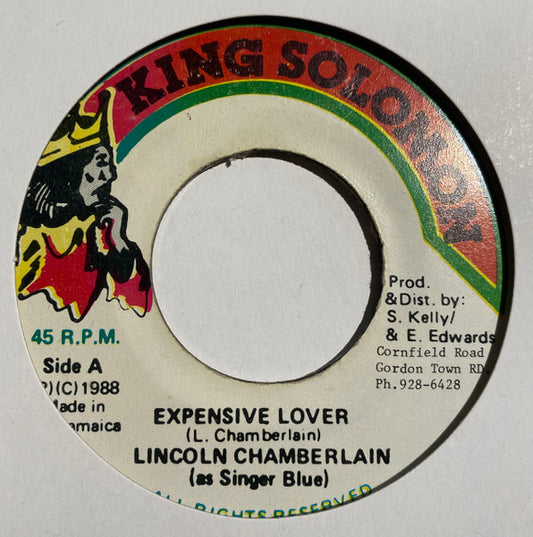 Singer Blue : Expensive Lover (7", Single)