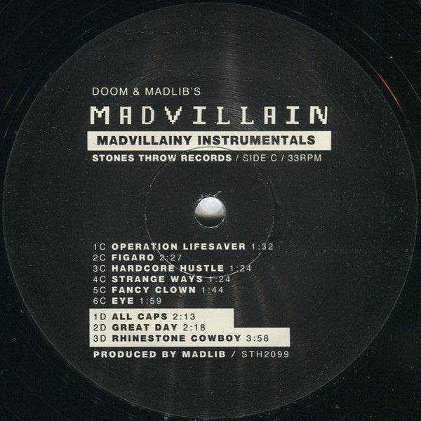 Madvillain : Madvillainy Instrumentals (2xLP, Album, M/Print, RE)