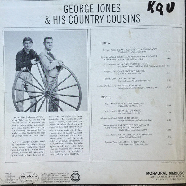 Various : Country Cousins (LP, Album, Comp, Mono)