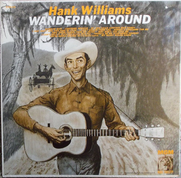 Hank Williams : Wanderin' Around (LP, Album, Mono)