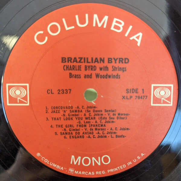Charlie Byrd : Brazilian Byrd (LP, Mono)