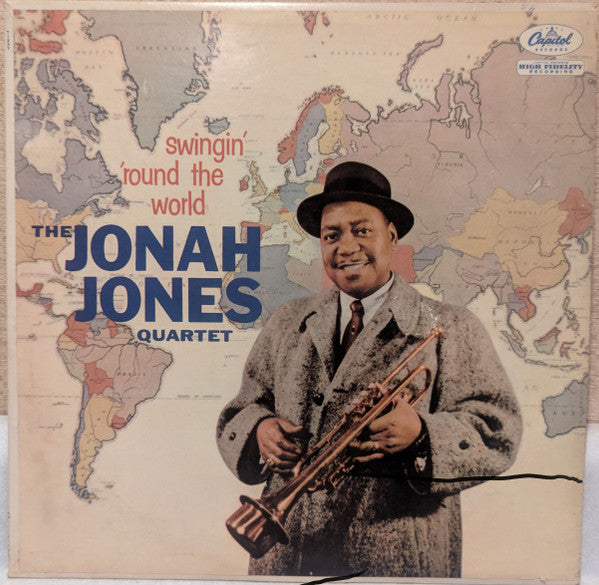 The Jonah Jones Quartet : Swingin' Round The World (LP, Album, Mono, Scr)