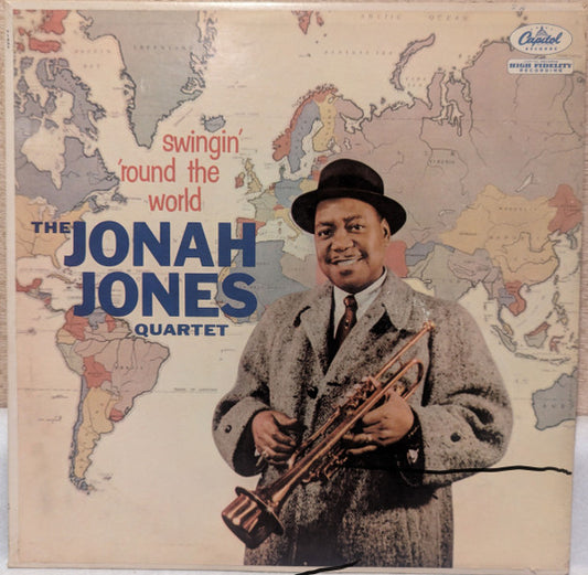The Jonah Jones Quartet : Swingin' Round The World (LP, Album, Mono, Scr)