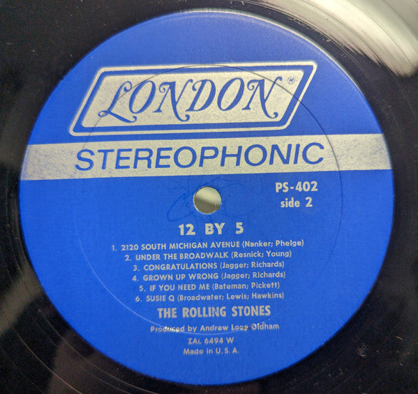 The Rolling Stones : 12 X 5 (LP, Album, RE, W -)