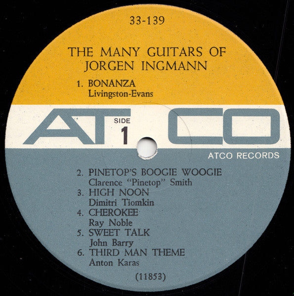 Jørgen Ingmann : The Many Guitars Of Jorgen Ingmann (LP)