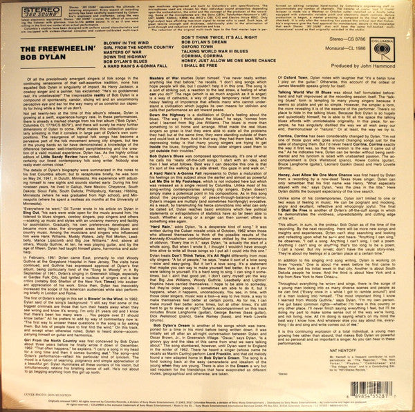 Bob Dylan : The Freewheelin' Bob Dylan (LP, Album, RE)
