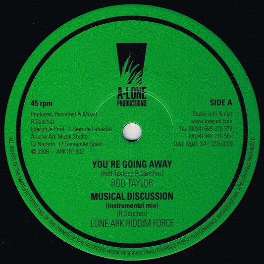 Rod Taylor / Roberto Sanchez : You're Going Away / Don't Use Me (10")