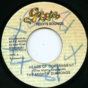 The Mighty Diamonds : Heads Of Government (7")