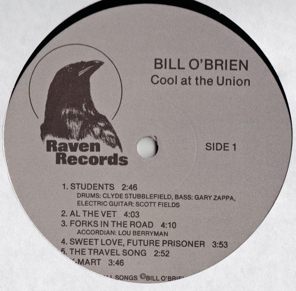 Bill O'Brien (4) : Cool At The Union (LP, Album)