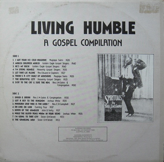 Various : Living Humble - A Gospel Compilation (LP, Comp)