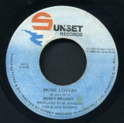 Bobby Melody : Music Lovers (7")