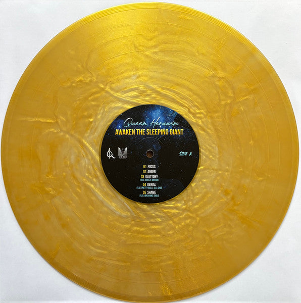 Queen Herawin : Awaken The Sleeping Giant (LP, Album, Ltd, Num, Gol)