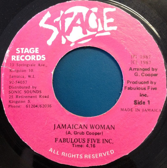 Fabulous Five Inc. : Jamaican Woman (7", Single)