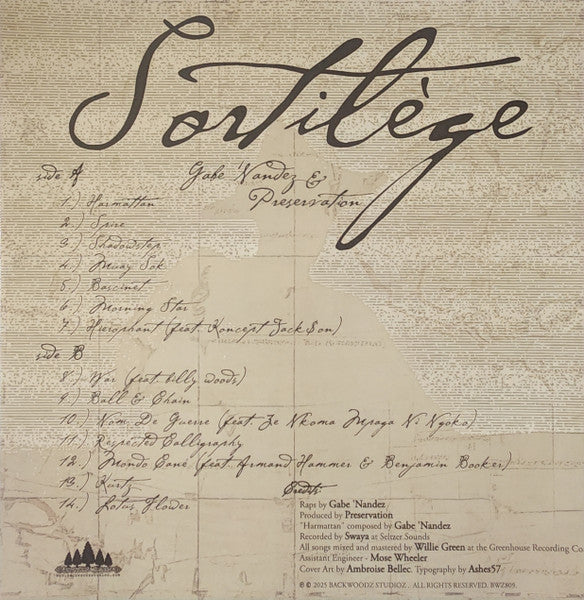 Gabe Nandez & Preservation : Sortilège (LP, Album, Ltd)