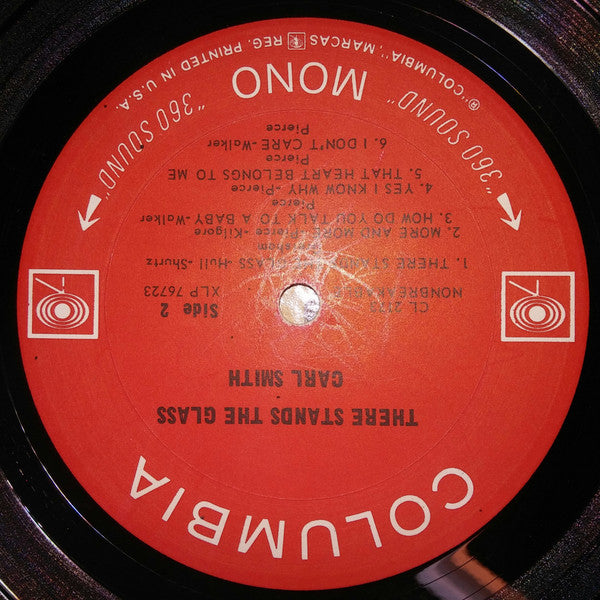 Carl Smith (3) : There Stands The Glass (LP, Album, Mono)