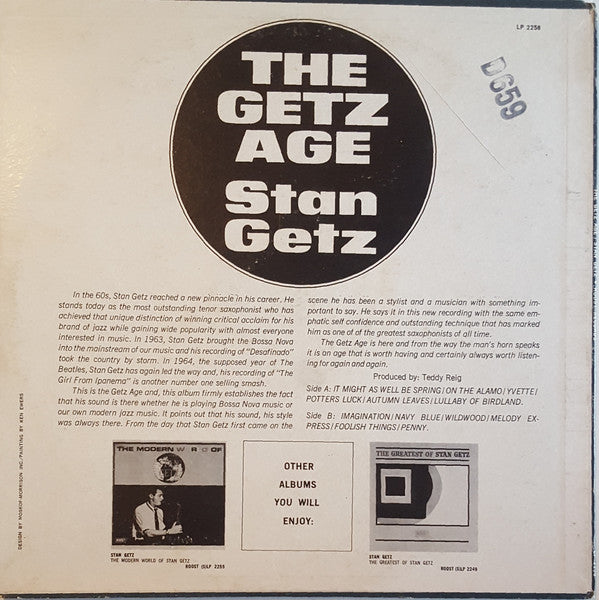 Stan Getz : The Getz Age (LP, Comp, Mono)