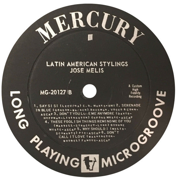 José Melis : Latin American Stylings (LP)