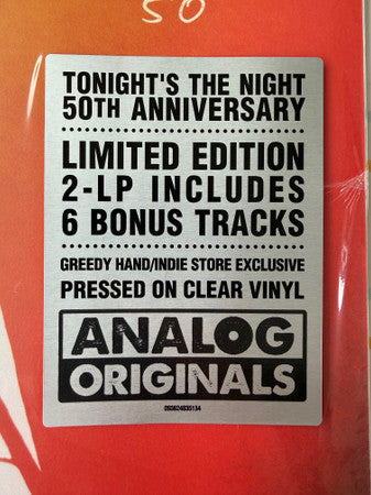 Neil Young : Tonight's The Night 50 (LP, Album, RE, Cle + LP, S/Sided, Etch, Cle + Ltd)
