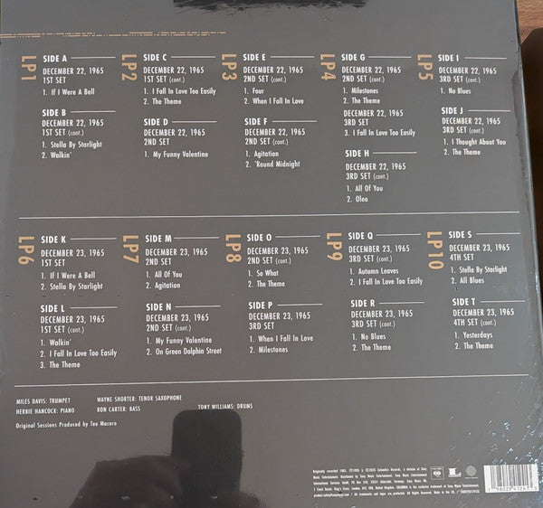 Miles Davis : The Complete Live At The Plugged Nickel 1965 (10xLP + Box, RE)