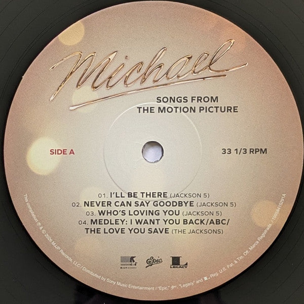 Michael Jackson : Michael (Songs From The Motion Picture) (2xLP, Album, Comp)