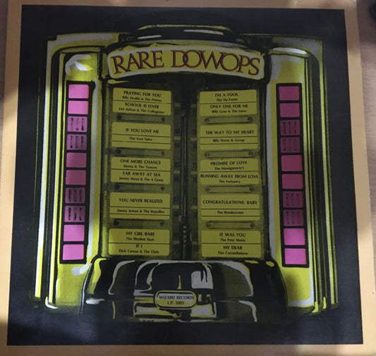 Various : Rare DoWops (LP, Comp)