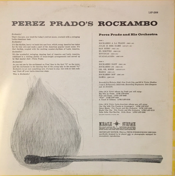 Perez Prado And His Orchestra : Perez Prado's Rockambo (LP, Album, Hol)