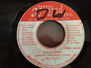 Don Yute : Bun It Down (7")