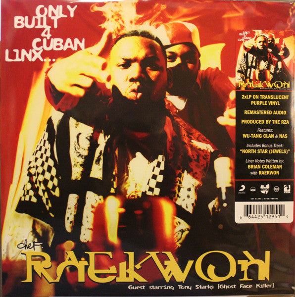 Raekwon : Only Built 4 Cuban Linx... (2xLP, Album, RE, RM, Pur)