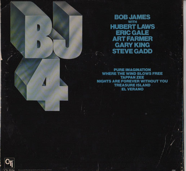Bob James : BJ4 (LP, Album, Ter)