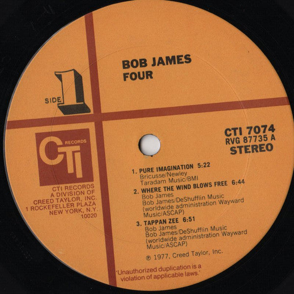 Bob James : BJ4 (LP, Album, Ter)