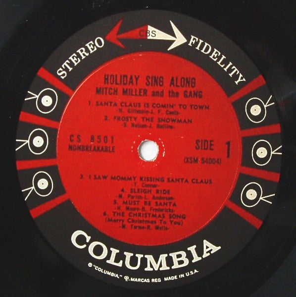Mitch Miller And The Gang : Holiday Sing Along With Mitch (LP, Album)