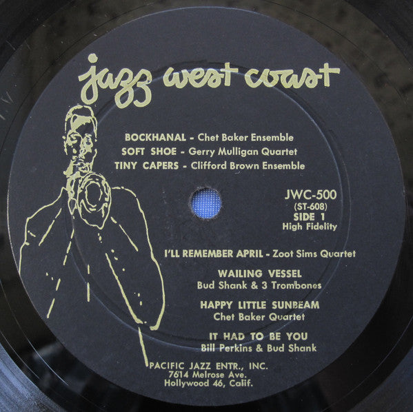 Various : Jazz West Coast (LP, Comp, Mono)