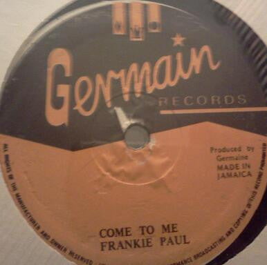 Frankie Paul : Come To Me (12")