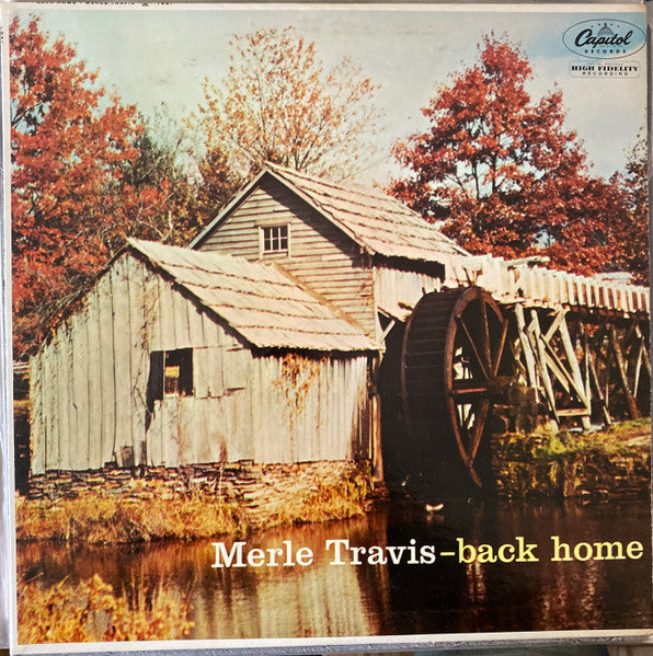 Merle Travis : Back Home (LP, Mono, RE)