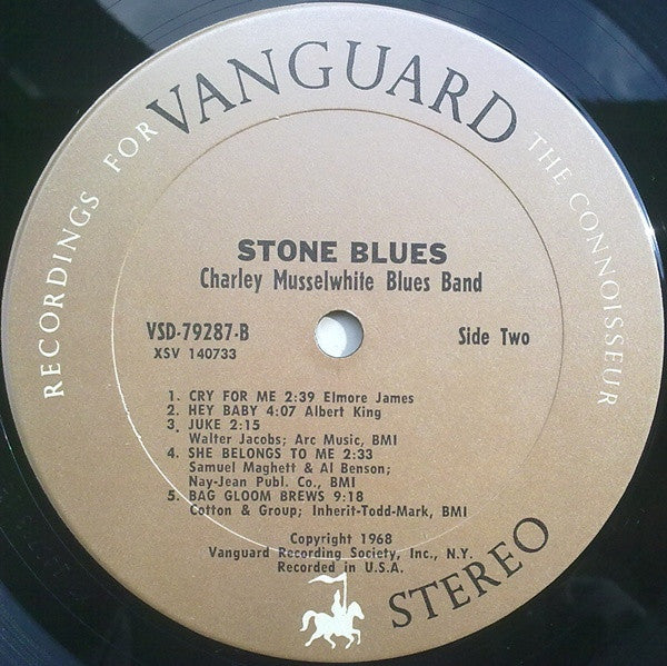 Charlie Musselwhite Blues Band : Stone Blues (LP, Album)