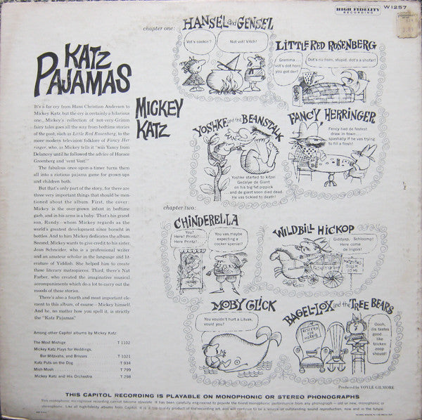 Mickey Katz : Katz Pajamas (LP, Mono)