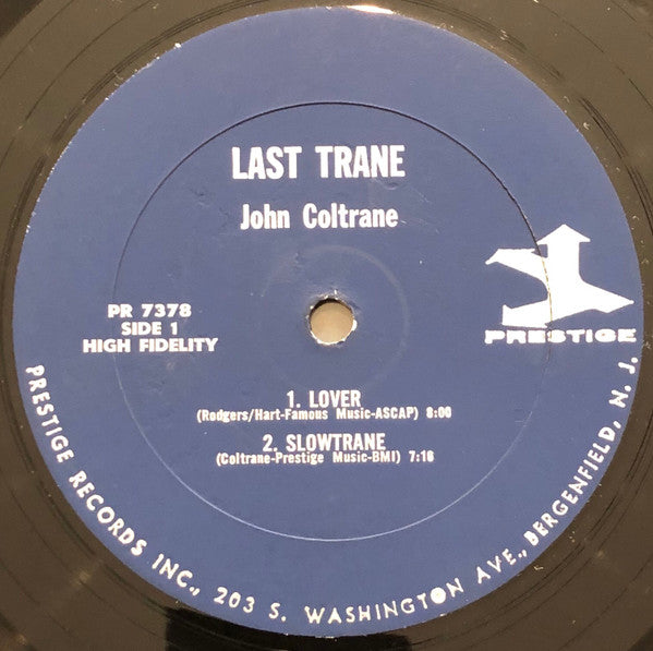 John Coltrane : The Last Trane (LP, Album, Mono)