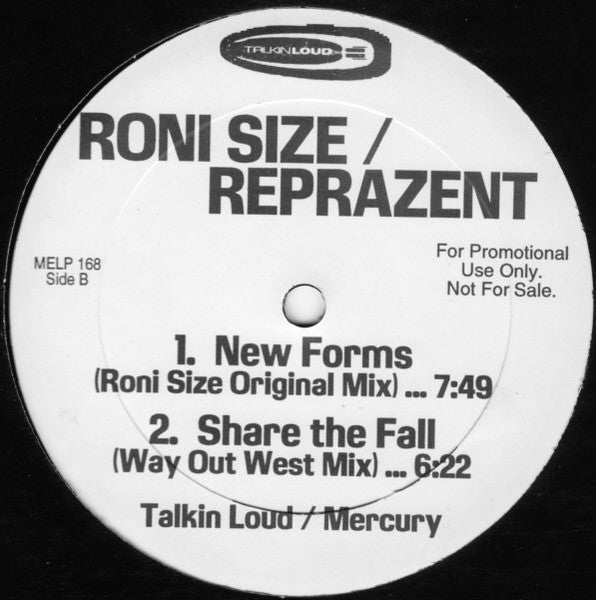Roni Size / Reprazent : Share The Fall (12", Promo)
