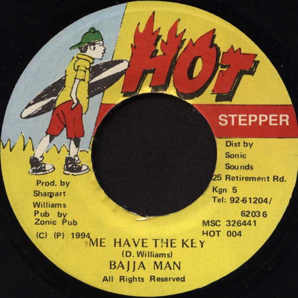 Bajie Man / Sly & Robbie : Me Have The Key / Me Have The Key (Version) (7")