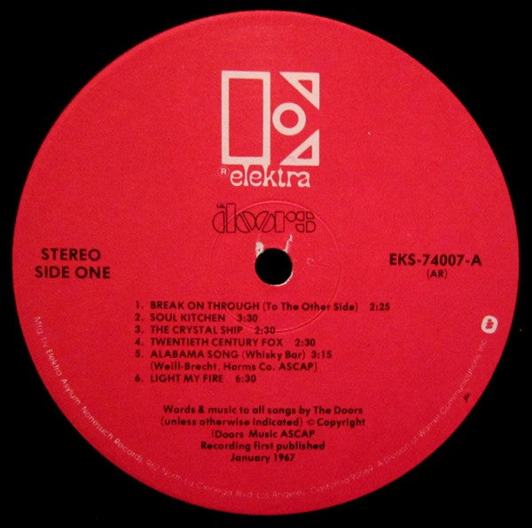 The Doors : The Doors (LP, Album, RE, AR )