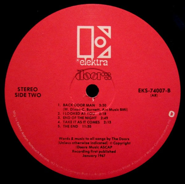 The Doors : The Doors (LP, Album, RE, AR )