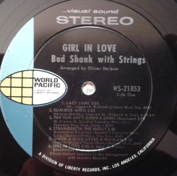 Bud Shank : Girl In Love (LP, Album)