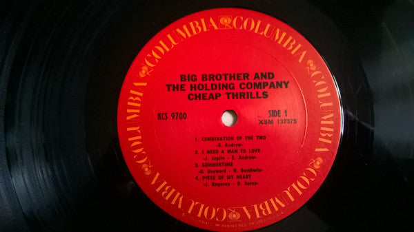 Big Brother & The Holding Company : Cheap Thrills (LP, Album, RP)