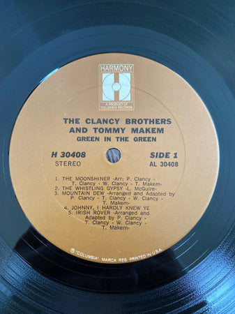 The Clancy Brothers & Tommy Makem : Green In The Green (LP, Comp)