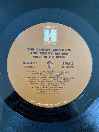 The Clancy Brothers & Tommy Makem : Green In The Green (LP, Comp)